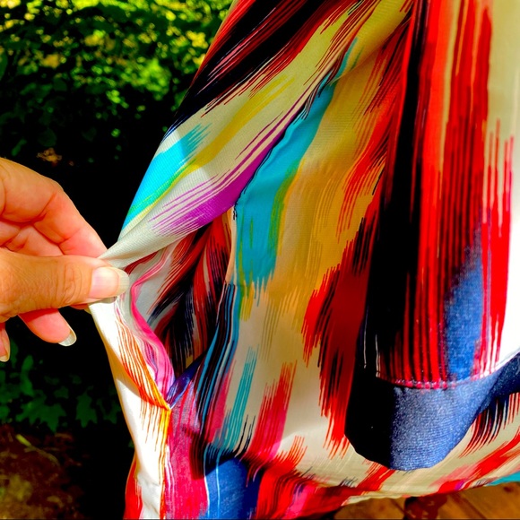 Multicoloured tunic top - Picture 4 of 5